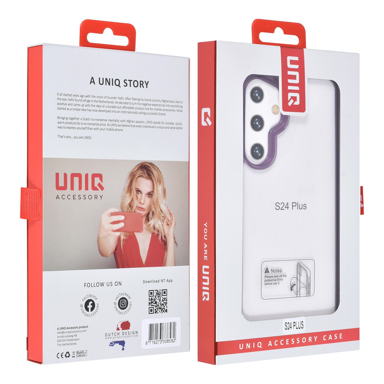 UNIQ Accessory UNIQ Accessory Galaxy S24 Plus Backcover hoesje - Paars, foto 3 van 4