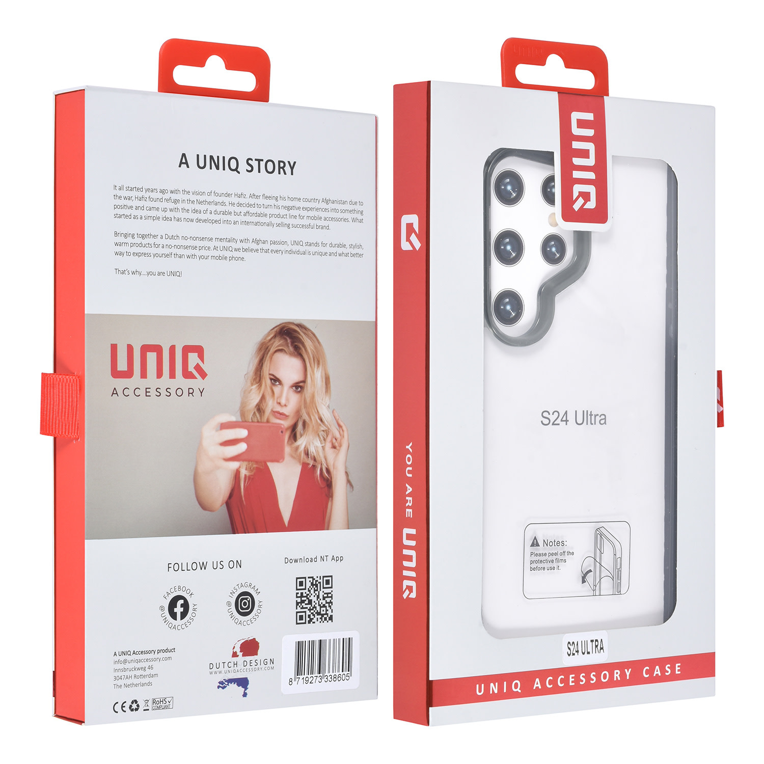 UNIQ Accessory UNIQ Accessory Galaxy S24 Ultra Backcover hoesje - Zwart, foto 4 van 4