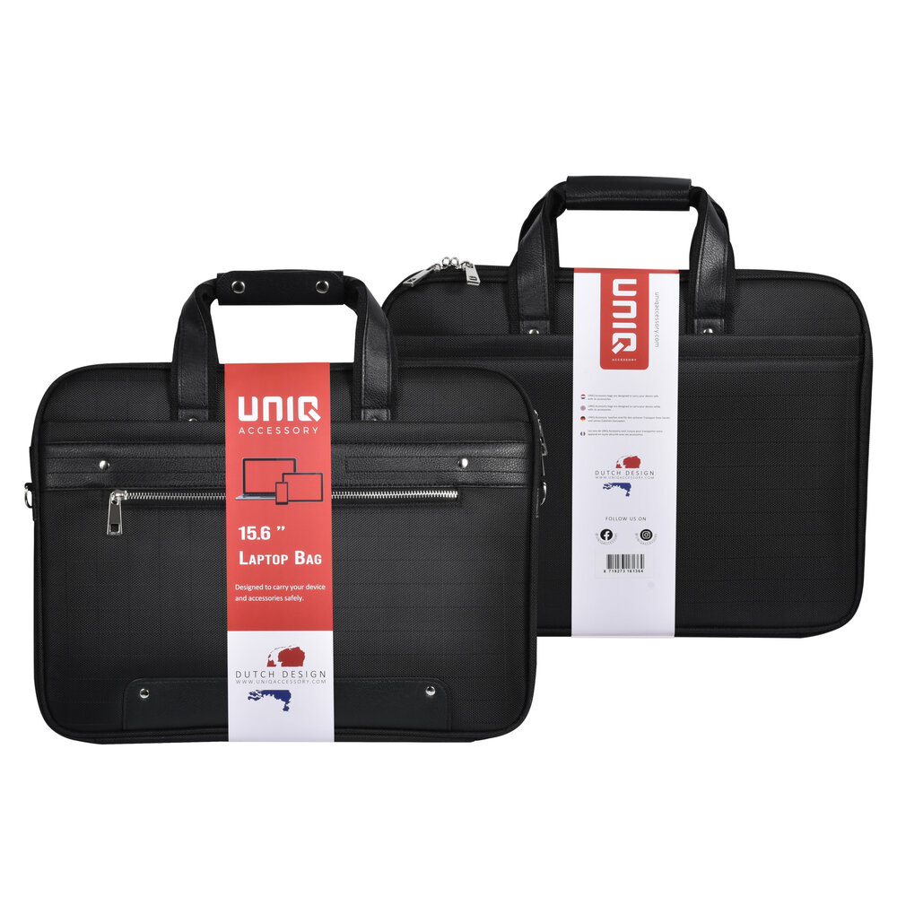 UNIQ Accessory UNIQ Accessory 15.6 inch laptop bag - Black UNIQ Accessory UNIQ Accessory 15.6 inch laptop bag - Black