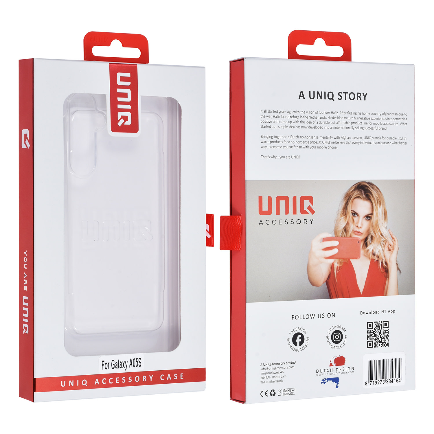 UNIQ Accessory UNIQ Accessory Galaxy A05S Backcover hoesje - Transparant, foto 4 van 4