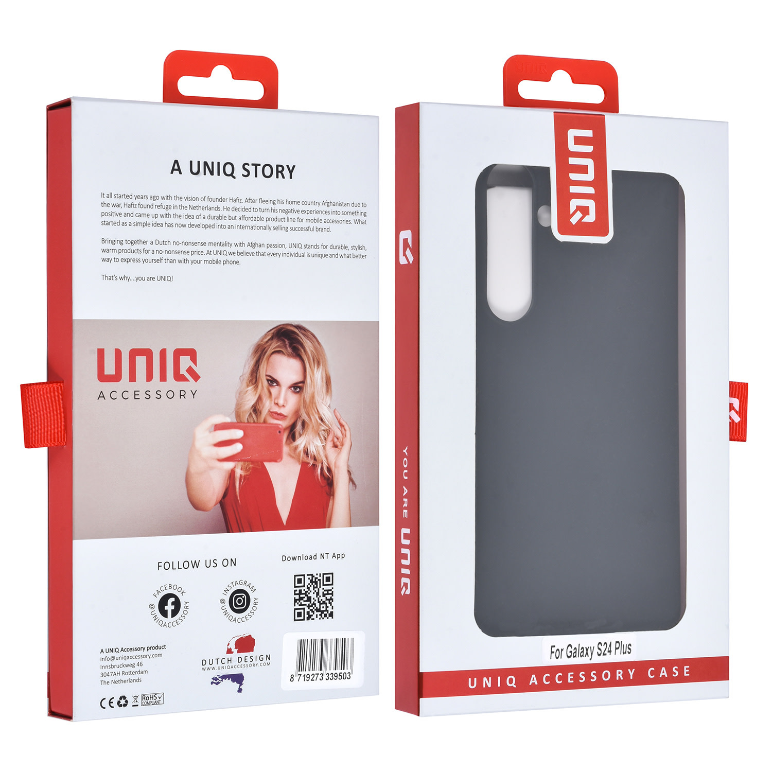 UNIQ Accessory UNIQ Accessory Galaxy S24 Plus Backcover hoesje - Zwart, foto 4 van 4