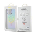 Guess Guess iPhone 15 Pro Max Back-Cover hul - Magsafe iridescent - Turquoise