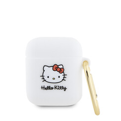 Hello Kitty AirPod 1/2 AirPods Case 3D SIL Kitty - Blanc
