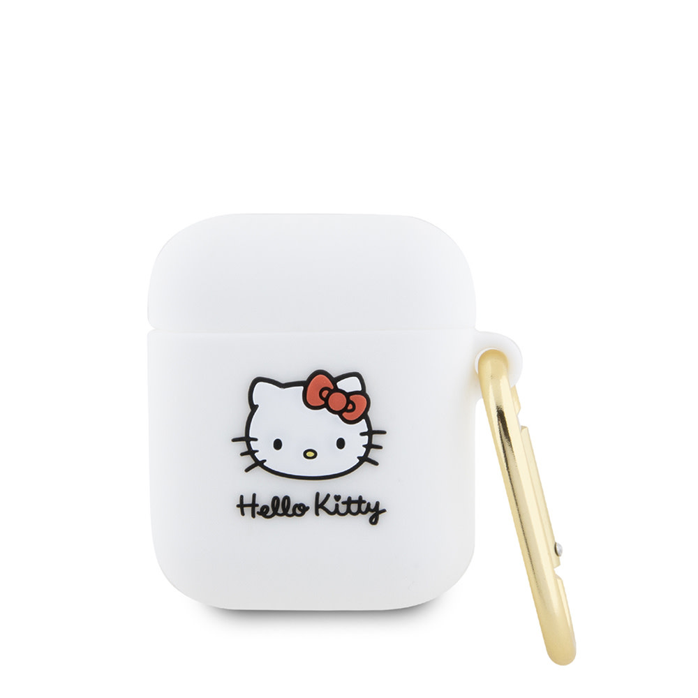 Hello Kitty Hello Kitty AirPod 1/2 AirPods Case 3D SIL Kitty - Wit