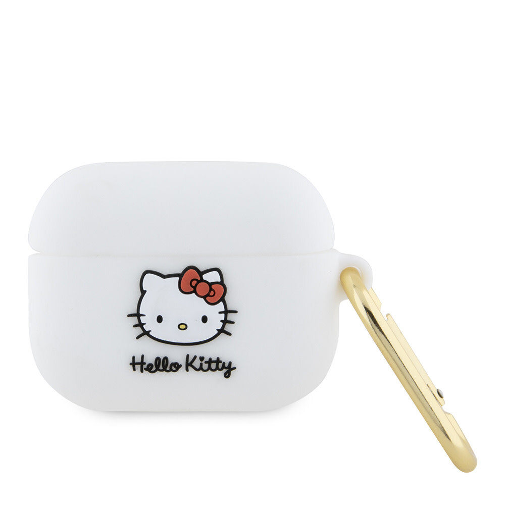 Hello Kitty Hello Kitty Airpods Pro & Pro 2 Case - 3D SIL Kitty - White