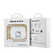 Hello Kitty Hello Kitty Airpods Pro & Pro 2 Case - 3D SIL Kitty - Blanc