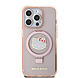 Hello Kitty Hello Kitty iPhone 15 Pro Backcover hoesje Magsafe glitter - Roze Hello Kitty Hello Kitty iPhone 15 Pro Backcover hoesje Magsafe glitter - Roze