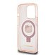 Hello Kitty Hello Kitty iPhone 15 Pro Backcover hoesje Magsafe glitter - Roze Hello Kitty Hello Kitty iPhone 15 Pro Backcover hoesje Magsafe glitter - Roze