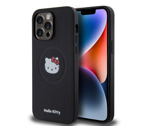 Hello Kitty Hello Kitty iPhone 15 Pro Max Back cover coque Kitty Head - Noir Hello Kitty Hello Kitty iPhone 15 Pro Max Back cover coque Kitty Head - Noir