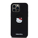 Hello Kitty Hello Kitty iPhone 15 Pro Max Backcover hoesje Kitty Head - Zwart Hello Kitty Hello Kitty iPhone 15 Pro Max Backcover hoesje Kitty Head - Zwart