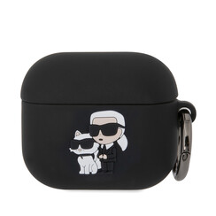 Karl Lagerfeld AirPod 3 AirPods Case 3D sil NFT - Zwart