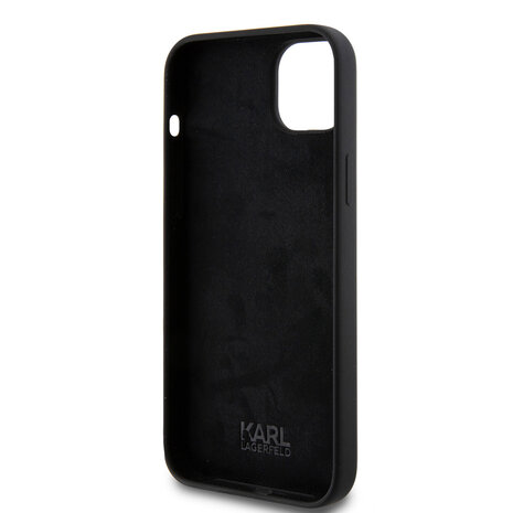 Karl Lagerfeld Karl Lagerfeld iPhone 15 Plus & iPhone 14 Plus Back-Cover hul - Karl script logo - Schwarz Karl Lagerfeld Karl Lagerfeld iPhone 15 Plus & iPhone 14 Plus Back-Cover hul - Karl script logo - Schwarz