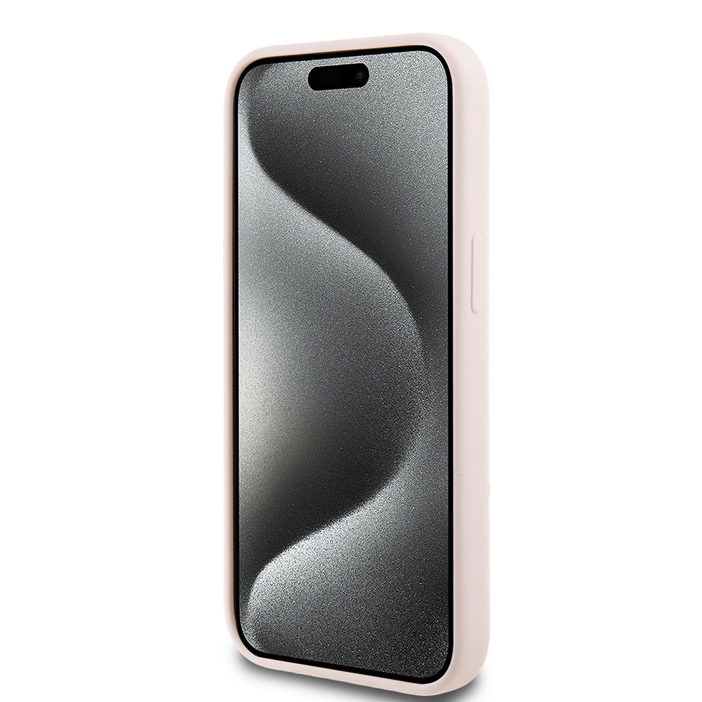 Karl Lagerfeld Karl Lagerfeld iPhone 15 Backcover hoesje - Karl Script - Roze, foto 5 van 6