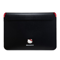 Hello Kitty Laptop sleeve Metal logo voor 14 inch apparaten - Zwart