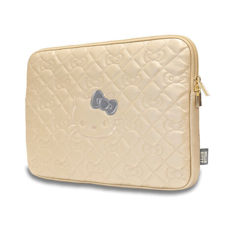 Hello Kitty Hello Kitty Quilted Bows Laptophülle für 14-Zoll-Geräte – Gold Hello Kitty Hello Kitty Quilted Bows Laptophülle für 14-Zoll-Geräte – Gold