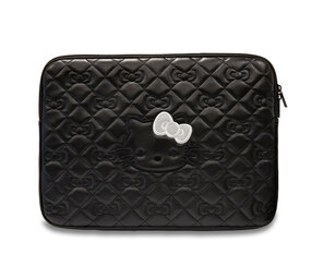 Hello Kitty Housse pour ordinateur portable Hello Kitty Quilted Bows pour appareils de 14 pouces - noir Hello Kitty Housse pour ordinateur portable Hello Kitty Quilted Bows pour appareils de 14 pouces - noir