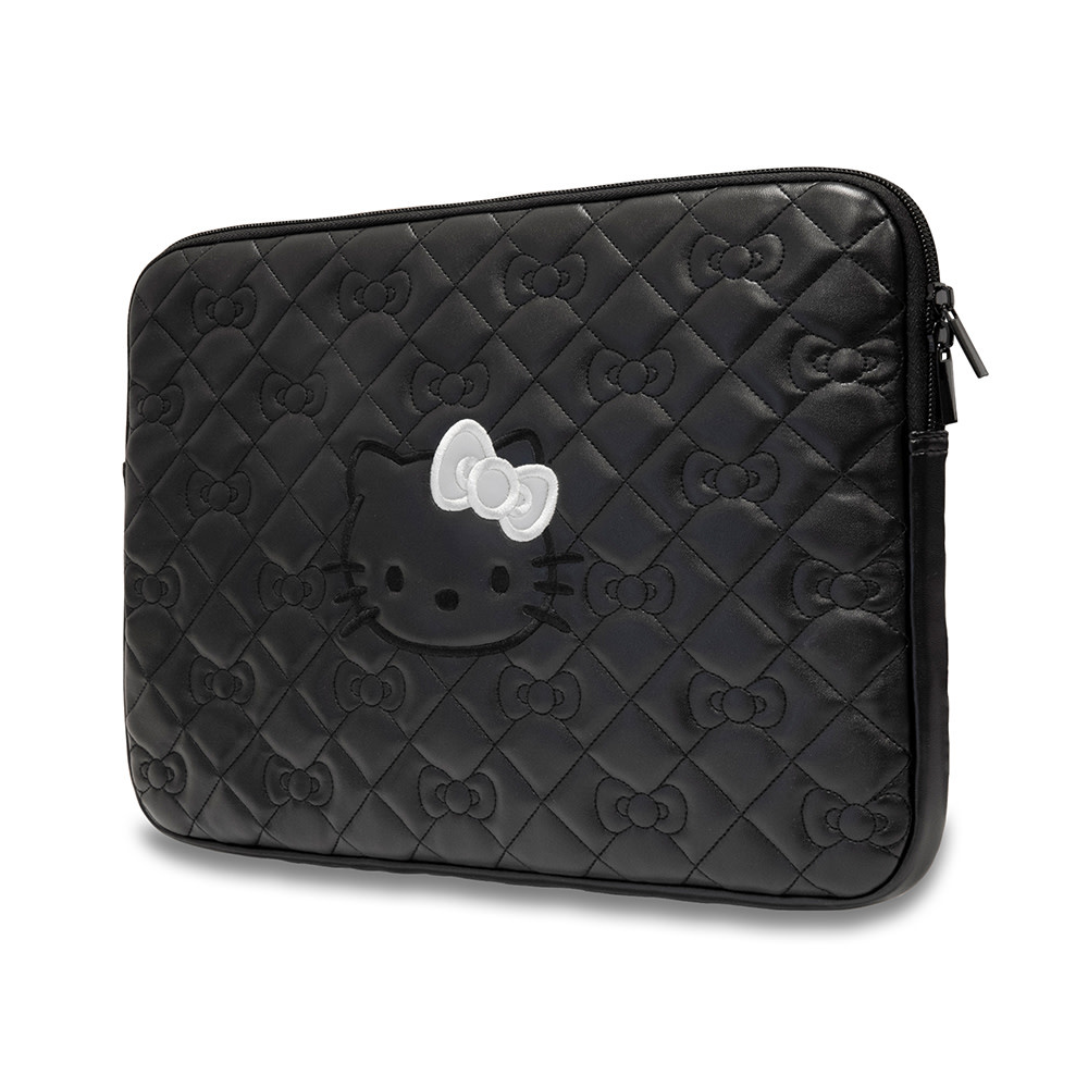 Hello Kitty Hello Kitty Quilted Bows Laptophoes voor 14 inch apparaten - zwart, foto 2 van 3