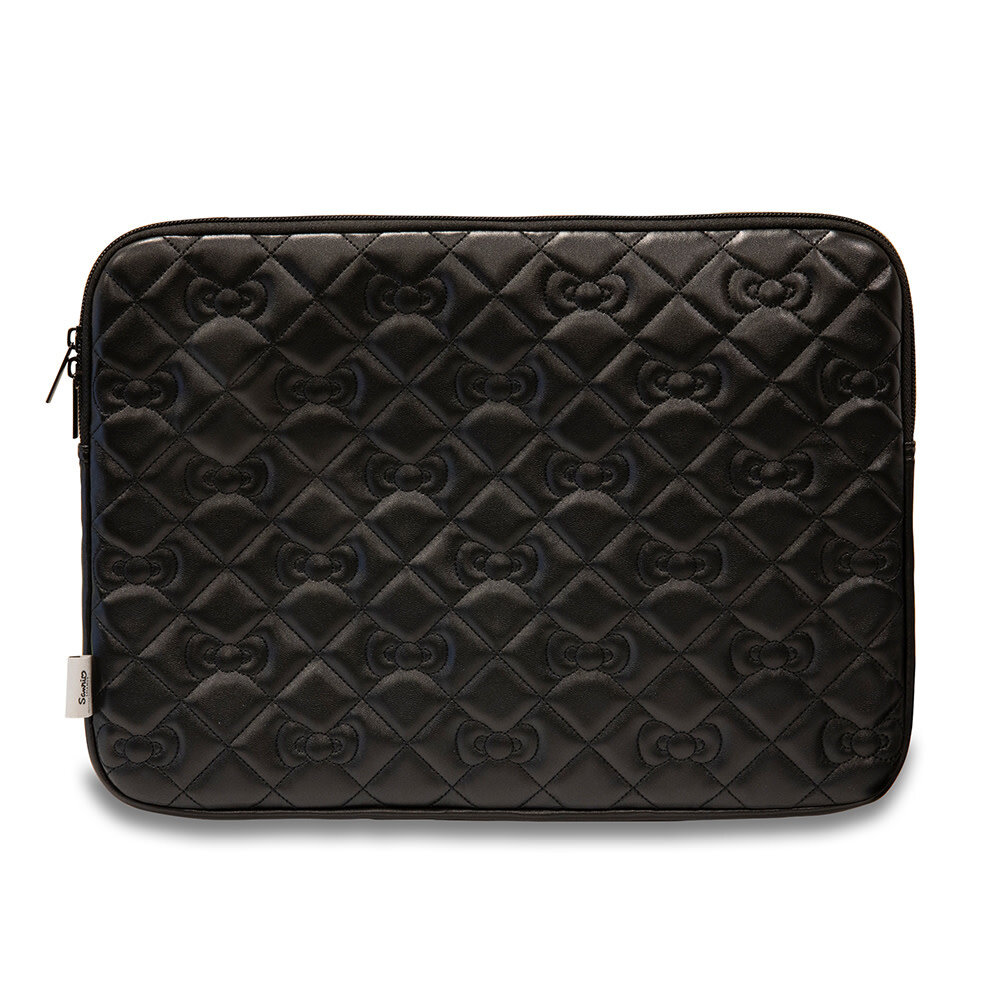 Hello Kitty Hello Kitty Quilted Bows Laptop Sleeve for 14 inch devices - black Hello Kitty Hello Kitty Quilted Bows Laptop Sleeve for 14 inch devices - black