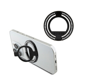 Guess Guess Magsafe Ringstand with Rhinestones - Black Guess Guess Magsafe Ringstand with Rhinestones - Black