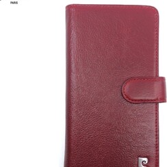 Pierre Cardin Apple iPhone 11 Pro Max Book-Case hul Rot - Genuine Leather