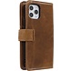 Pierre Cardin Pierre Cardin Apple iPhone 11 Pro Brown Book type case - Genuine Leather Pierre Cardin Pierre Cardin Apple iPhone 11 Pro Brown Book type case - Genuine Leather