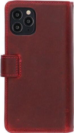 Pierre Cardin Pierre Cardin Rood hoesje iPhone 11 Pro - Book Case - Leather Wallet Series - Echt Leer Pierre Cardin Pierre Cardin Rood hoesje iPhone 11 Pro - Book Case - Leather Wallet Series - Echt Leer