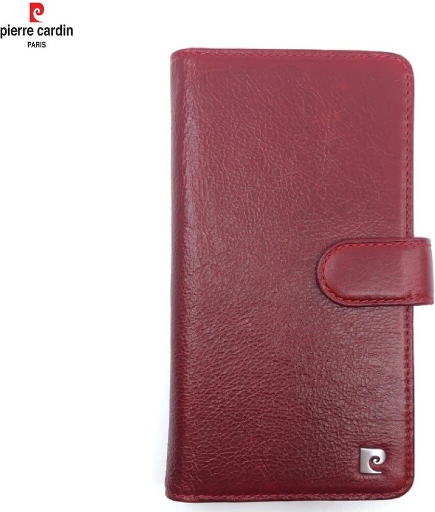 Pierre Cardin Pierre Cardin Rood hoesje iPhone 11 Pro - Book Case - Leather Wallet Series - Echt Leer Pierre Cardin Pierre Cardin Rood hoesje iPhone 11 Pro - Book Case - Leather Wallet Series - Echt Leer