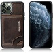 Pierre Cardin Pierre Cardin Apple iPhone 11 Pro Max Back-Cover hul Dunkelbraun - Genuine Leather Pierre Cardin Pierre Cardin Apple iPhone 11 Pro Max Back-Cover hul Dunkelbraun - Genuine Leather