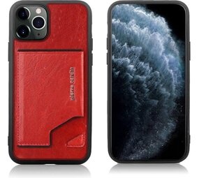 Pierre Cardin Pierre Cardin Apple iPhone 11 Rouge Back cover coque Genuine Leather Pierre Cardin Pierre Cardin Apple iPhone 11 Rouge Back cover coque Genuine Leather