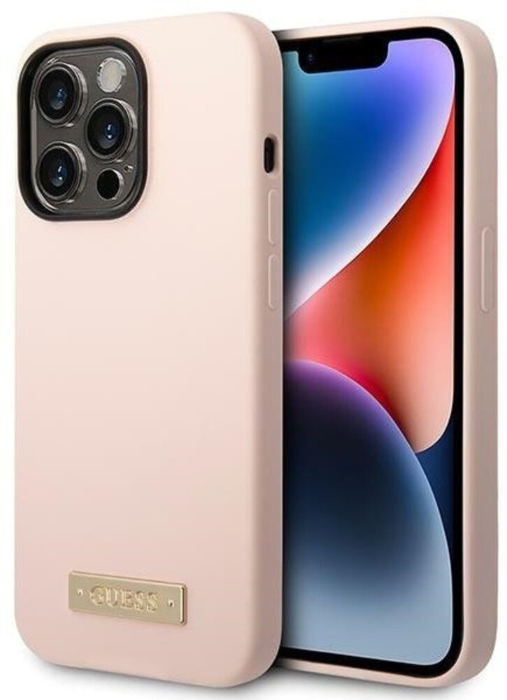 Guess Guess iPhone 14 Pro Backcover hoesje - Roze