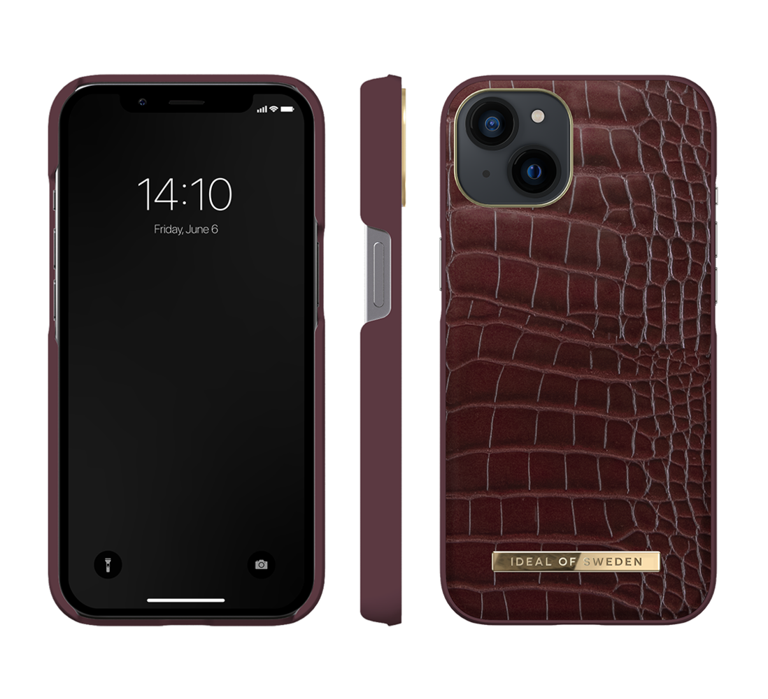 iDeal of Sweden Ideal of Sweden iPhone 14 & 13 Backcover hoesje Scarlet Croco - Fashion Case - Scarlet iDeal of Sweden Ideal of Sweden iPhone 14 & 13 Backcover hoesje Scarlet Croco - Fashion Case - Scarlet