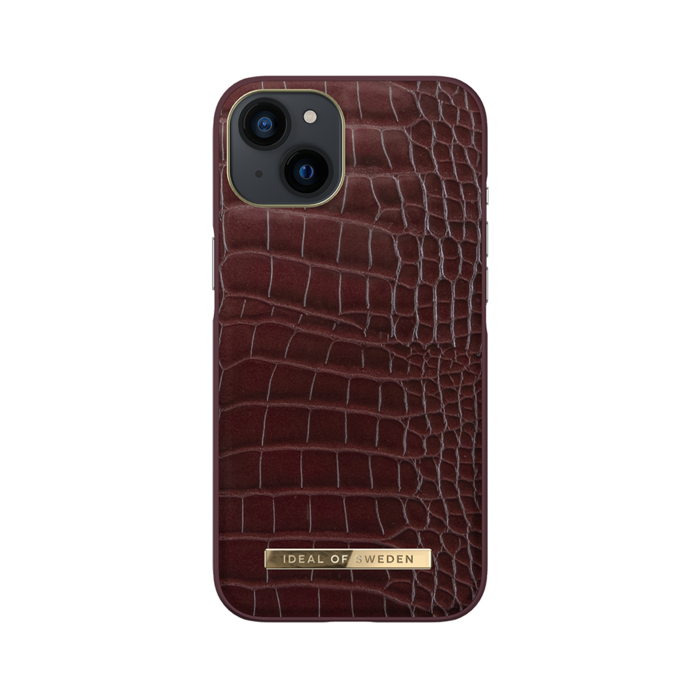 iDeal of Sweden Ideal of Sweden iPhone 14 & 13 Backcover hoesje Scarlet Croco - Fashion Case - Scarlet iDeal of Sweden Ideal of Sweden iPhone 14 & 13 Backcover hoesje Scarlet Croco - Fashion Case - Scarlet