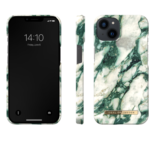 iDeal of Sweden Ideal of Sweden iPhone 15 & 14 & 13 Back cover coque Calacatta Emerald Marble - Fashion Case - Calacatta iDeal of Sweden Ideal of Sweden iPhone 15 & 14 & 13 Back cover coque Calacatta Emerald Marble - Fashion Case - Calacatta