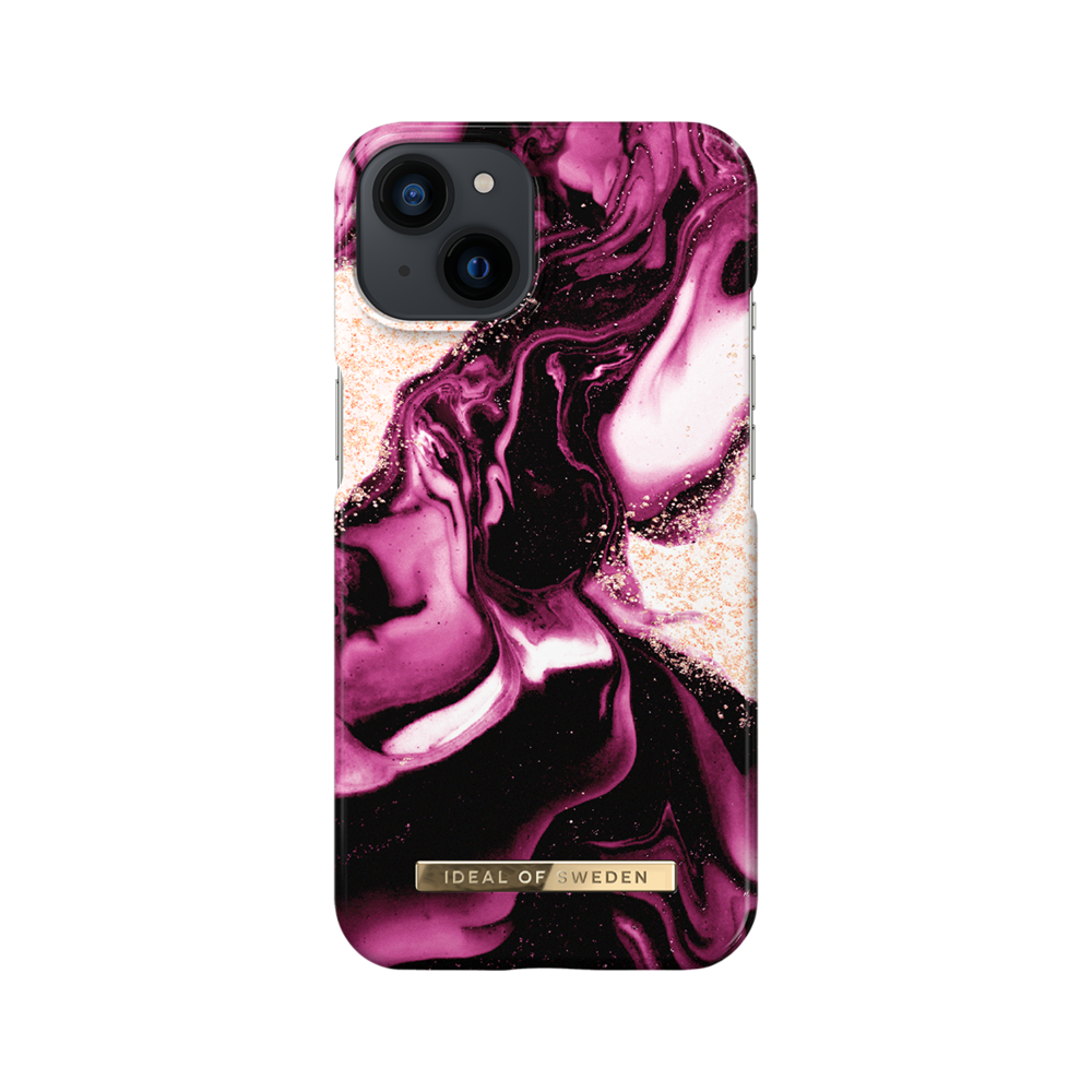 iDeal of Sweden Ideal of Sweden iPhone 14 & 13 Back-Cover hul - Golden Ruby Marble - Fashion Case - Ruby iDeal of Sweden Ideal of Sweden iPhone 14 & 13 Back-Cover hul - Golden Ruby Marble - Fashion Case - Ruby