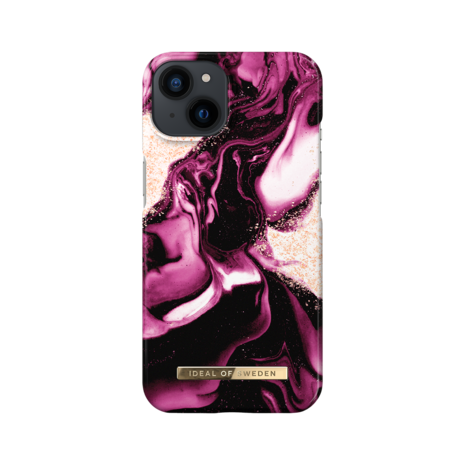 iDeal of Sweden Ideal of Sweden iPhone 14 & 13 Back-Cover hul - Golden Ruby Marble - Fashion Case - Ruby iDeal of Sweden Ideal of Sweden iPhone 14 & 13 Back-Cover hul - Golden Ruby Marble - Fashion Case - Ruby