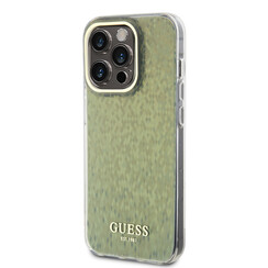 Guess iPhone 15 Pro Back cover case - IML FACETED MIRROR DISCO - Gold