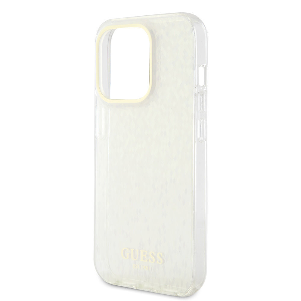 Guess Guess iPhone 15 Pro Max Back cover coque IML FACETED MIRROR DISCO - Or Guess Guess iPhone 15 Pro Max Back cover coque IML FACETED MIRROR DISCO - Or