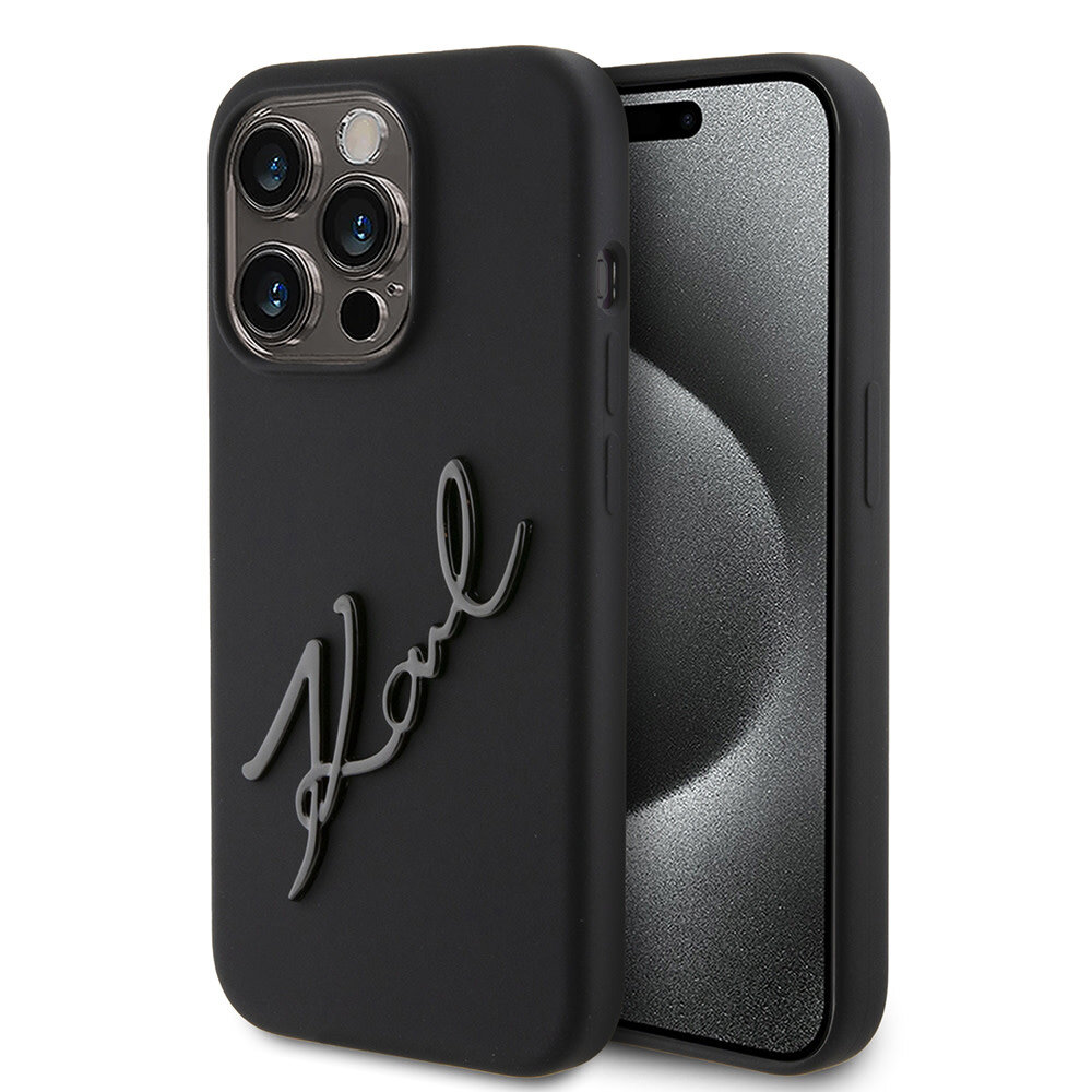 Coque et étui téléphone mobile Karl Lagerfeld Coque pour iPhone 15 Pro