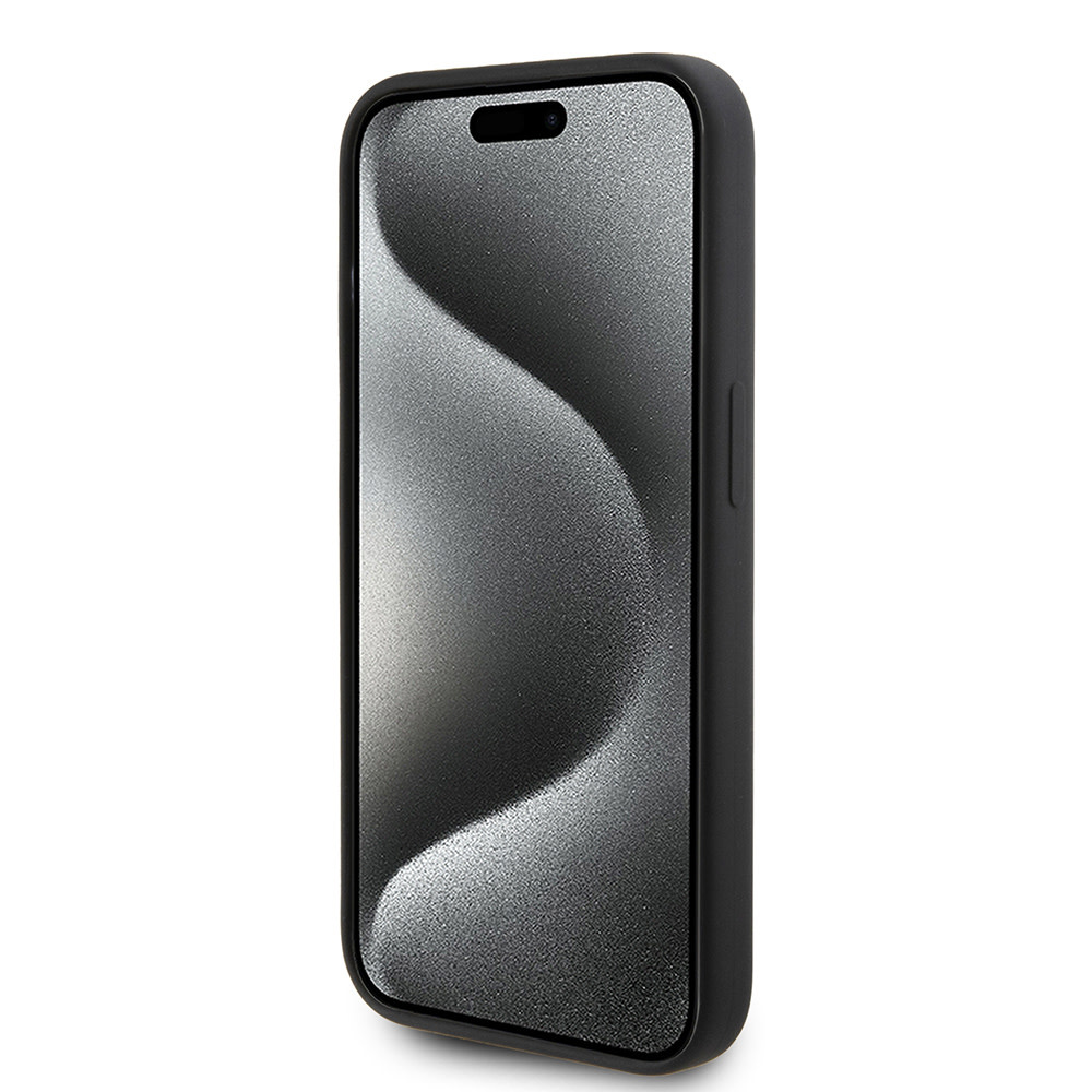 Karl Lagerfeld Karl Lagerfeld iPhone 15 Pro Backcover hoesje KARL SCRIPT LOGO - Zwart, foto 5 van 6