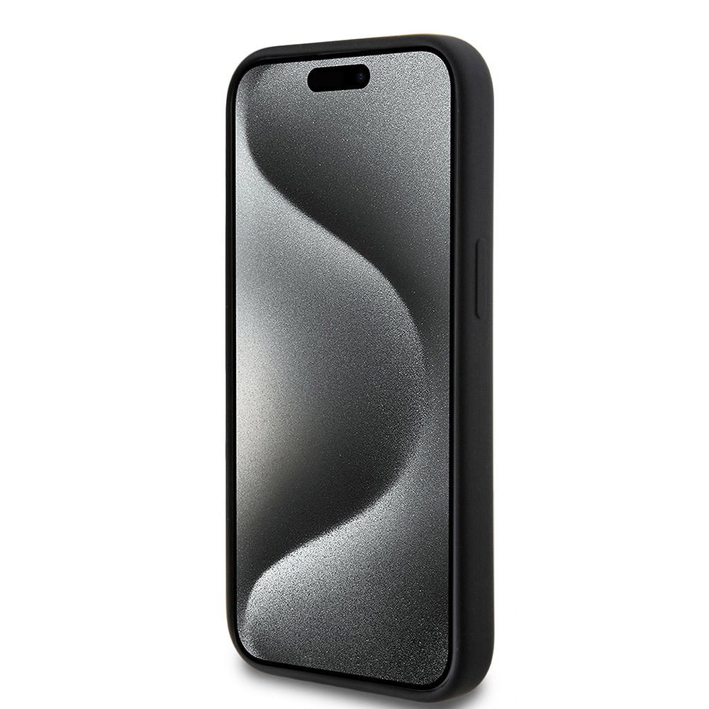 Karl Lagerfeld Karl Lagerfeld iPhone 15 Backcover hoesje KARL SCRIPT LOGO - Zwart, foto 5 van 6
