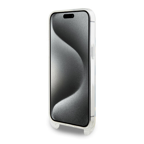 Karl Lagerfeld Karl Lagerfeld iPhone 15 Pro Max Back-Cover hul - IML IKONIK CROSSBODY - Transparent