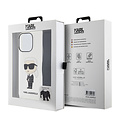 Karl Lagerfeld Karl Lagerfeld iPhone 15 Pro Max Back-Cover hul - IML IKONIK CROSSBODY - Transparent