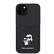 Karl Lagerfeld Karl Lagerfeld iPhone 15 Back cover case - SAFFIANO CARDSLOT - Black Karl Lagerfeld Karl Lagerfeld iPhone 15 Back cover case - SAFFIANO CARDSLOT - Black