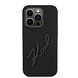 Karl Lagerfeld Karl Lagerfeld iPhone 15 Pro Backcover hoesje KARL SCRIPT LOGO - Zwart Karl Lagerfeld Karl Lagerfeld iPhone 15 Pro Backcover hoesje KARL SCRIPT LOGO - Zwart