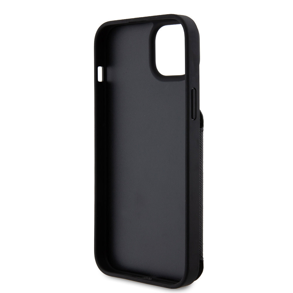 Karl Lagerfeld Karl Lagerfeld iPhone 15 Plus & 14 Plus Backcover hoesje SAFFIANO CARDSLOT - Zwart Karl Lagerfeld Karl Lagerfeld iPhone 15 Plus & 14 Plus Backcover hoesje SAFFIANO CARDSLOT - Zwart