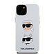 Karl Lagerfeld Karl Lagerfeld iPhone 15 Plus & 14 Plus Back cover case - SILICONE K&C - White Karl Lagerfeld Karl Lagerfeld iPhone 15 Plus & 14 Plus Back cover case - SILICONE K&C - White