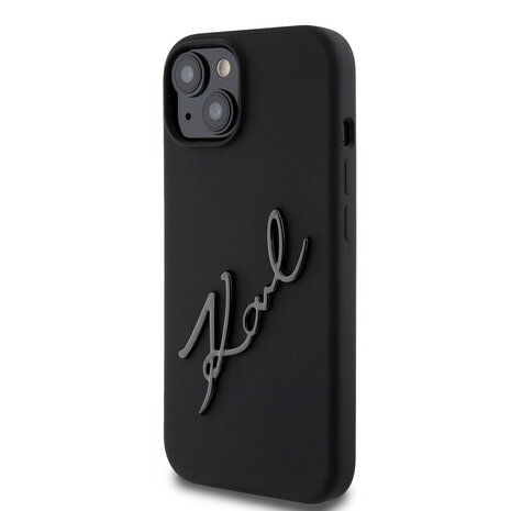 Karl Lagerfeld Karl Lagerfeld iPhone 15 Back cover coque KARL SCRIPT LOGO - Noir Karl Lagerfeld Karl Lagerfeld iPhone 15 Back cover coque KARL SCRIPT LOGO - Noir
