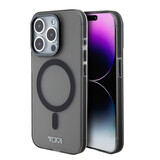 Tumi Tumi iPhone 15 Pro Back-Cover hul - Frosted - Magsafe - Schwarz Tumi Tumi iPhone 15 Pro Back-Cover hul - Frosted - Magsafe - Schwarz