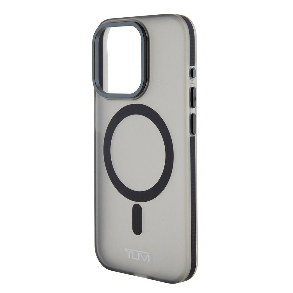 Tumi Tumi iPhone 15 Pro Backcover hoesje Frosted - Magsafe - Zwart Tumi Tumi iPhone 15 Pro Backcover hoesje Frosted - Magsafe - Zwart