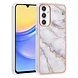 UNIQ Accessory UNIQ Accessory Galaxy A15 5G Backcover hoesje Silicone - Marble White UNIQ Accessory UNIQ Accessory Galaxy A15 5G Backcover hoesje Silicone - Marble White